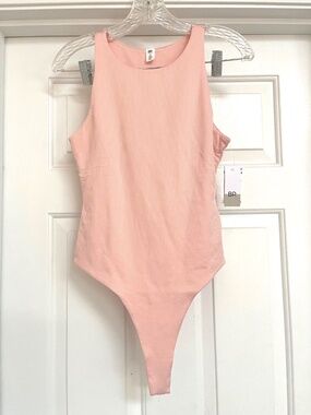 NWT B.P. NORDSTROM Womens Butter Soft Stretch Tank Bodysuit Size M Pink Sky